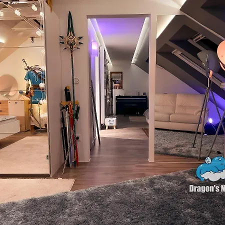 Apartment Dragon's Nest: Cozy & Modern Attic Loft Nuremberg Schwaig bei Nurnberg