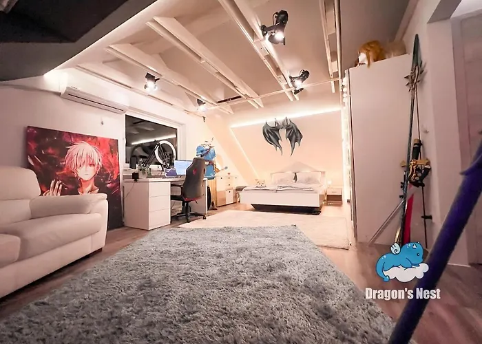 Apartament Dragon's Nest: Cozy & Modern Attic Loft Nuremberg *