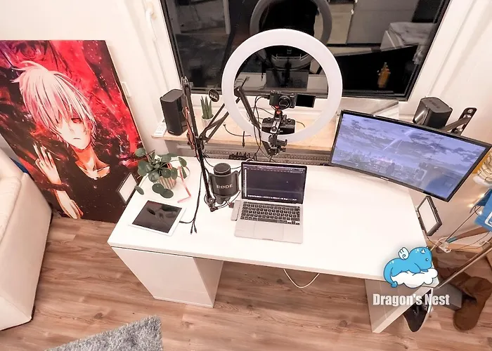 Dragon's Nest: Cozy & Modern Attic Loft Nuremberg Apartament Schwaig bei Nürnberg