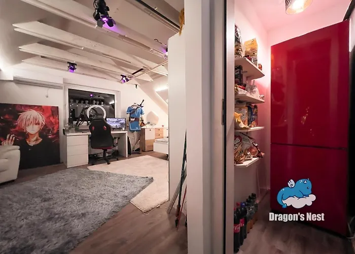 Dragon's Nest: Cozy & Modern Attic Loft Nuremberg Appartement Schwaig bei Nürnberg