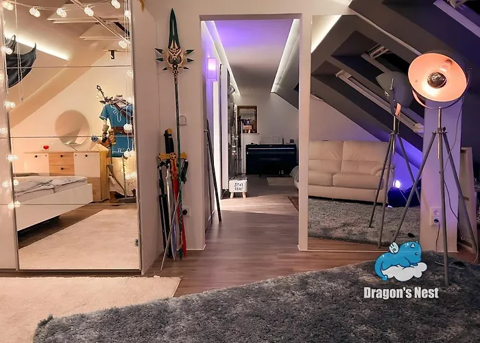 Appartement Dragon's Nest: Cozy & Modern Attic Loft Nuremberg Schwaig bei Nürnberg